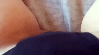 gretala slips into sexy black lingerie showing her sensual hairy bush oh yeah