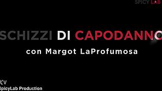 Big boobs brunette rides double penetration cocks then swallows cum toast