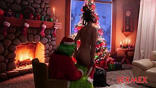 oh nooo, the grinch stole my christmas but fucked me hard instead 😩