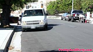 busty tattooed milf gets railed balls deep in intense threesome with trimmed pussy on full display