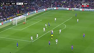 i enjoyed watching fc barcelona tie napoli 1-1
