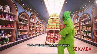 oh nooo, the grinch stole my christmas but fucked me hard instead 😩