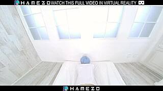 beautiful yume hanaoka teases with cock sucking before vr pounding heat