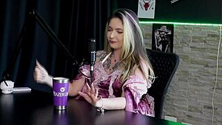 Raphaela Savanah's first anal facing forward, creampie addicted threesome queen