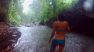 Exotic Jungle Fuck Bursts in Tropical Rain Orgasm!