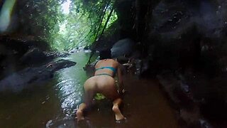 Exotic Jungle Fuck Bursts in Tropical Rain Orgasm!