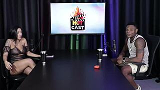 Hot morena's ass size reveal in sheer red shocks everyone