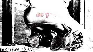 brunette cutie licks her new toy deep in vagina