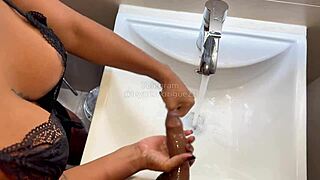 Watch boyfriend ravage busty milf doggystyle in bedroom with english captions