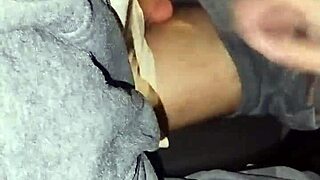 young wife sucks driver's cock in rideshare gets tit creampie