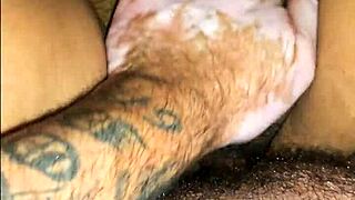 Latina milf esposa teases with upclose dripping wet pussy lips and tight play