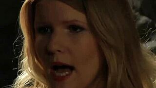 innocent european girl gets bound tight by mistress for intense lesbian whipping