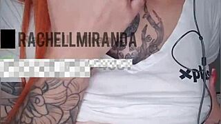 Come stroke and cum all over Rachell Miranda's Brazilian ass