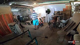 brazilian luara amaral first orgasm creampie