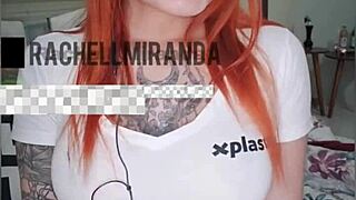 Come stroke and cum all over Rachell Miranda's Brazilian ass
