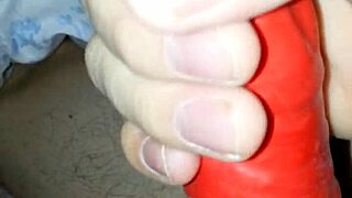 husband in latex suit sheath teases rubber