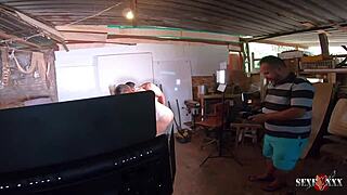 brazilian luara amaral first orgasm creampie