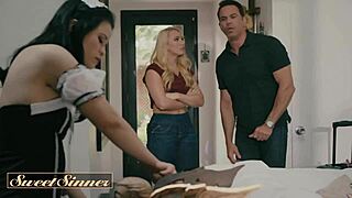 At the bdsm club pepper xo bends over for seth's intense whipping domination and hardcore pussy pounding