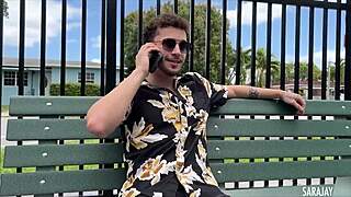 Sara Jay's Passion Ignites as Apollo Banks Pounds Her Mature Hole to Creampie Bliss! He Fills Her with Intense Orgasmic Heat.