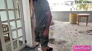 yo, ever suck a pervert construction worker's big cock right on site?