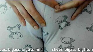 Bold Cameltoe Tease In Tight Pajama Pants Dripping With Juicy Pussy Lips