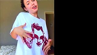 oops these bikinis barely hold my big juicy natural tits