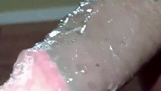 Young college student gulps down boss's massive cock swallowing hot cum for rent relief