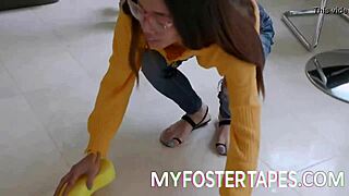 Aria Skye Thrills in Suggestive Household Chores with Misha Mynx