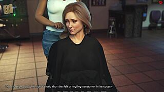 a wife plays game with stepmother