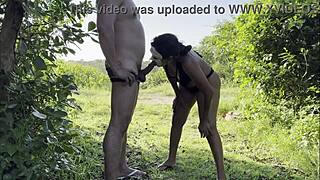 voyeur slut tattoo whore takes cum on ass in manguezal bushes