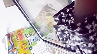 Steamy Upskirt Spy Shot In The Crowded Store Grabs Attention!