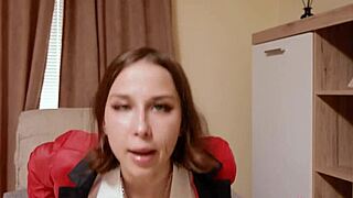 Cosplay teen sucks massive cock before riding it hard