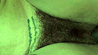 Hairy mature Nixie Sweet rimmed before deep anal creampie