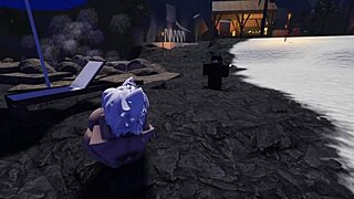 hey, did you catch this roblox slut riding cock on public beach?