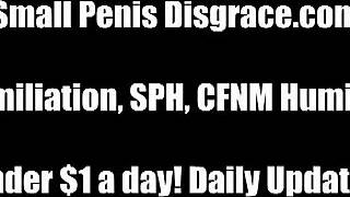 your tiny cock is too pathetic for a real mistress like me