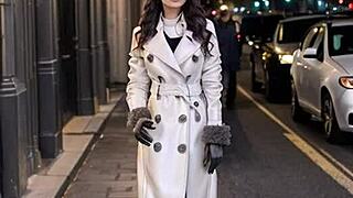 oh god, i'm so dirty after work flashing my skirt ass in leather boots outdoors