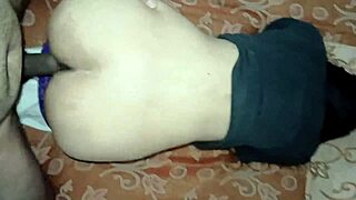 Rough Shaved Pussy Riding in Dark Reality Night