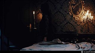 nerdy leana rips clothes off big tits vampire rikako for wet lesbian feast