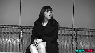 Fist Fucking Lesbian Double Dildo Penetration Bound Wet Pussy Action