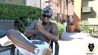 Rome Major Destroys Throat with Monster Cock Power