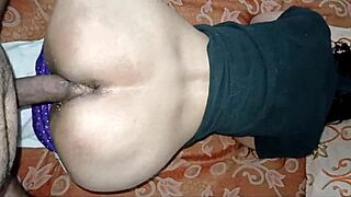 Rough Shaved Pussy Riding in Dark Reality Night