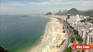 paty pays rent with her big ass taking bbc while cuckold hubby drinks outside