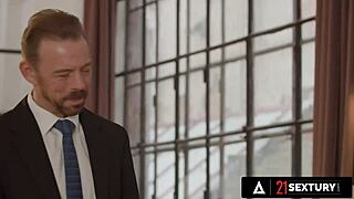 sexy blonde diane chrystall preps tight ass with buttplug for hardcore pounding