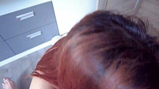 quickie with redhead teen whore turns into rough ass pounding surprise