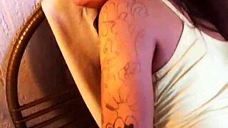 morena rides big cock on rocking chair
