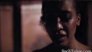 black model humiliates herself fingering wet pussy for white approval