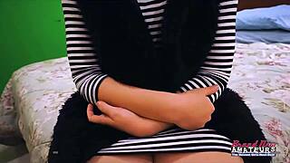 Kylie's sloppy rimjob tempts greedy cum swallow