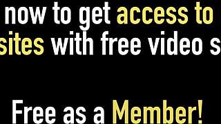 her wet pussy lips glisten in softcore solo tit tease!