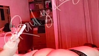 her curvy latina ass begs for slow homemade anal teasing