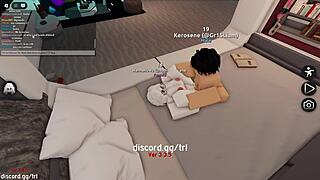 oh fuck yes i let that horny man pound and creampie me in roblox condo game